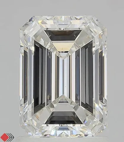 2.00ct Emerald Lab Grown Diamond (Colour G, Clarity VS1, IGI Certified)