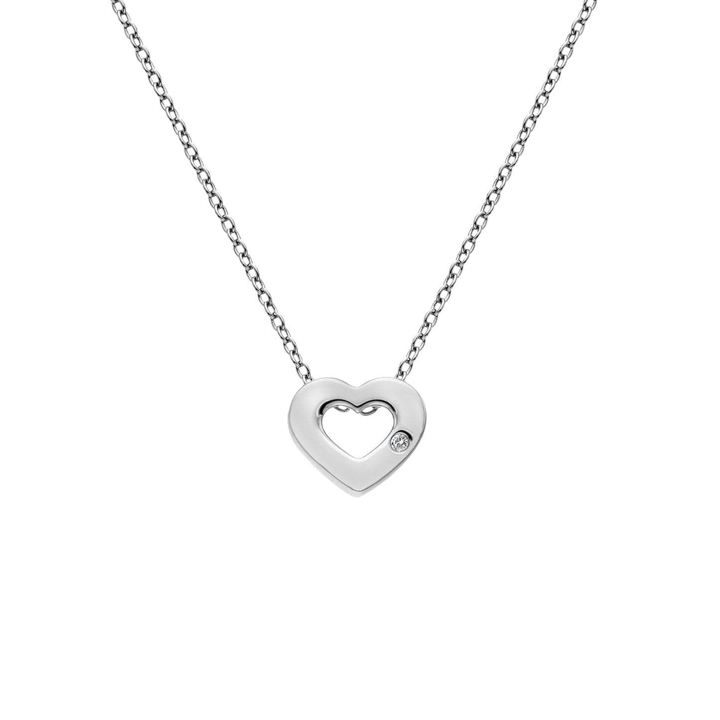Diamond Amulet Heart Pendant