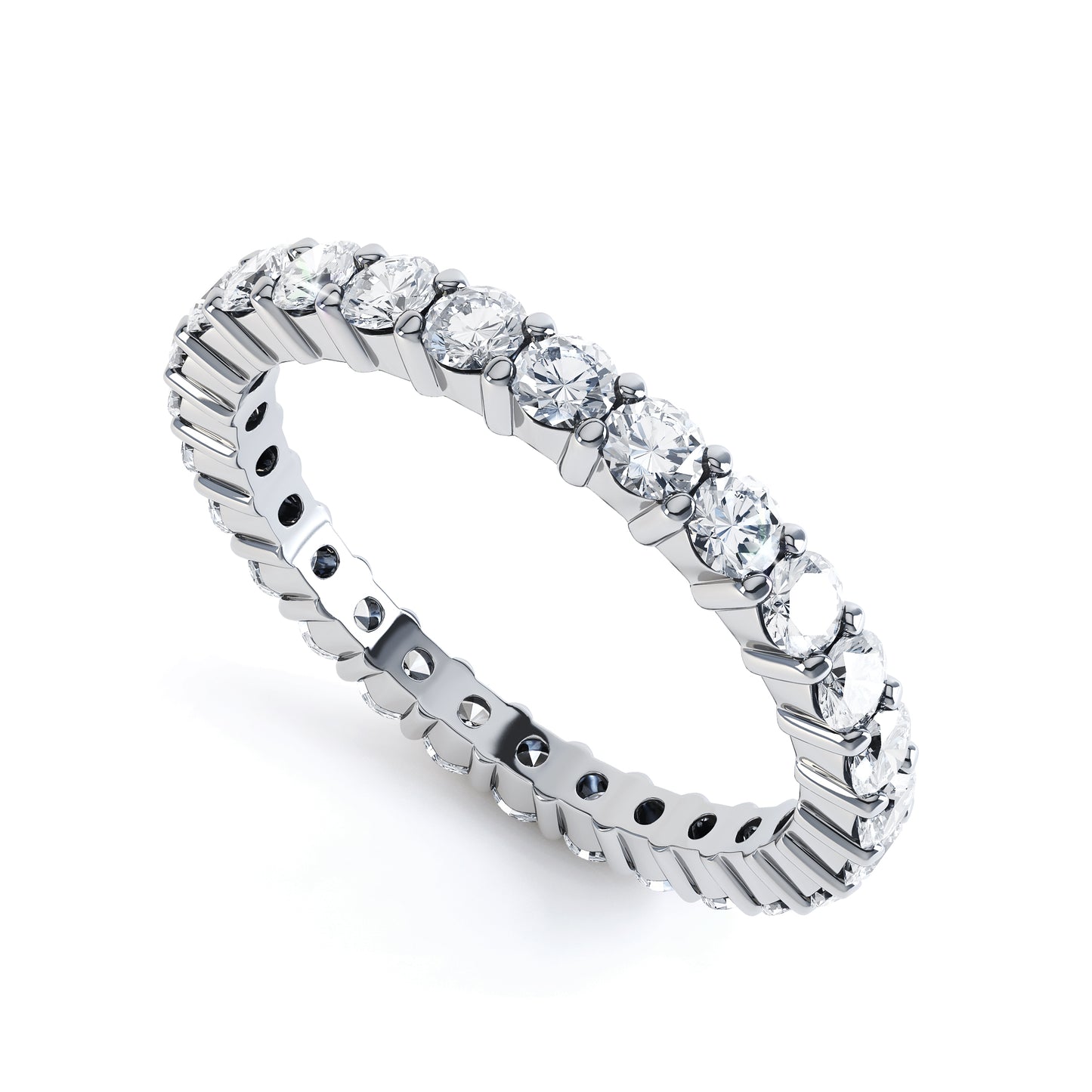 Full Eternity 2.0ct ring Brilliant Cut