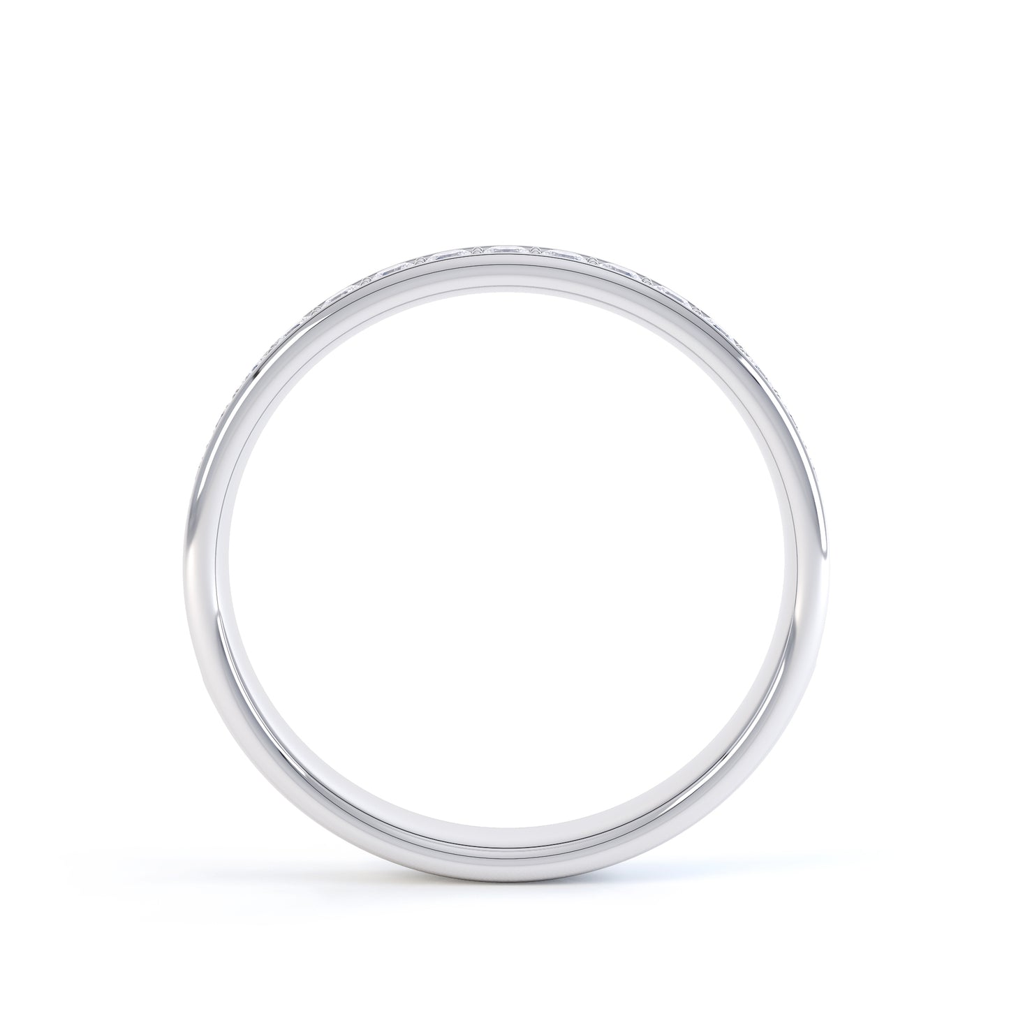 Half Eternity 0.45 ring Brilliant cut