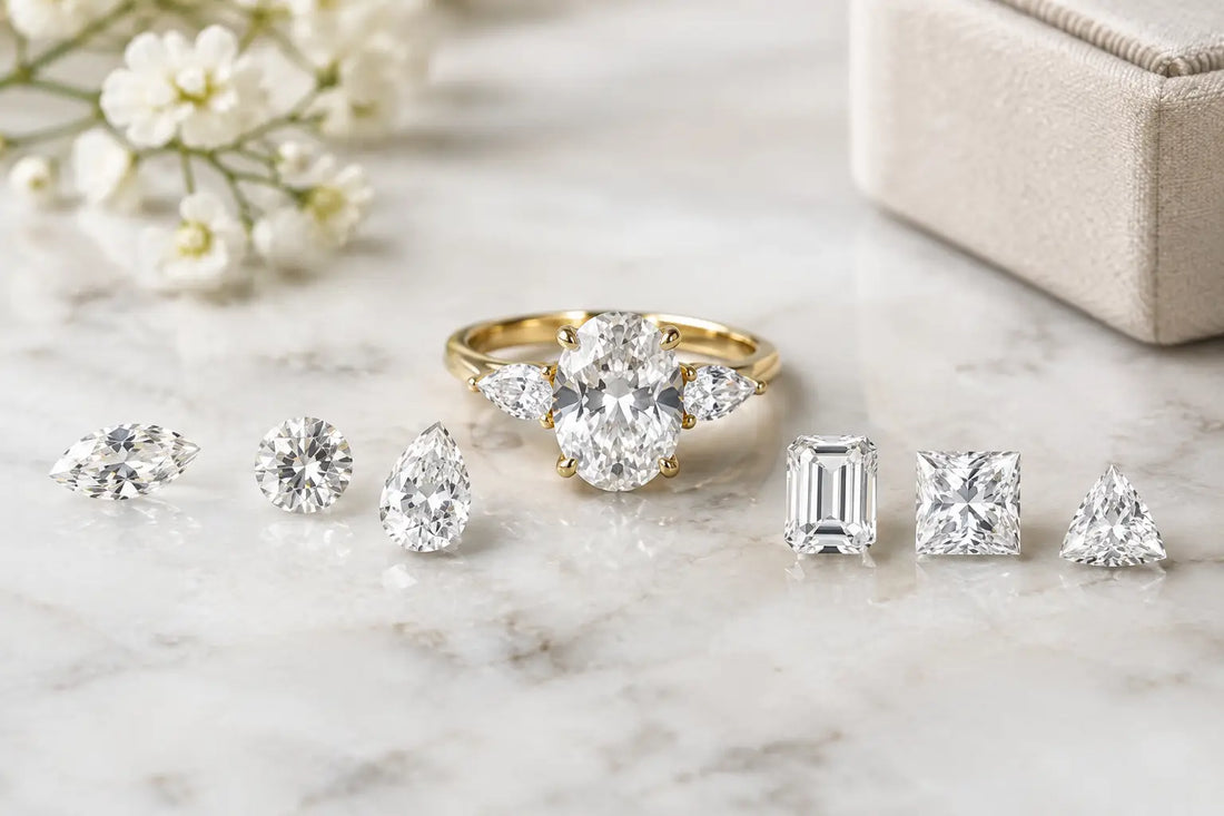 Choosing Diamond Side Stone Shapes for Your Ring