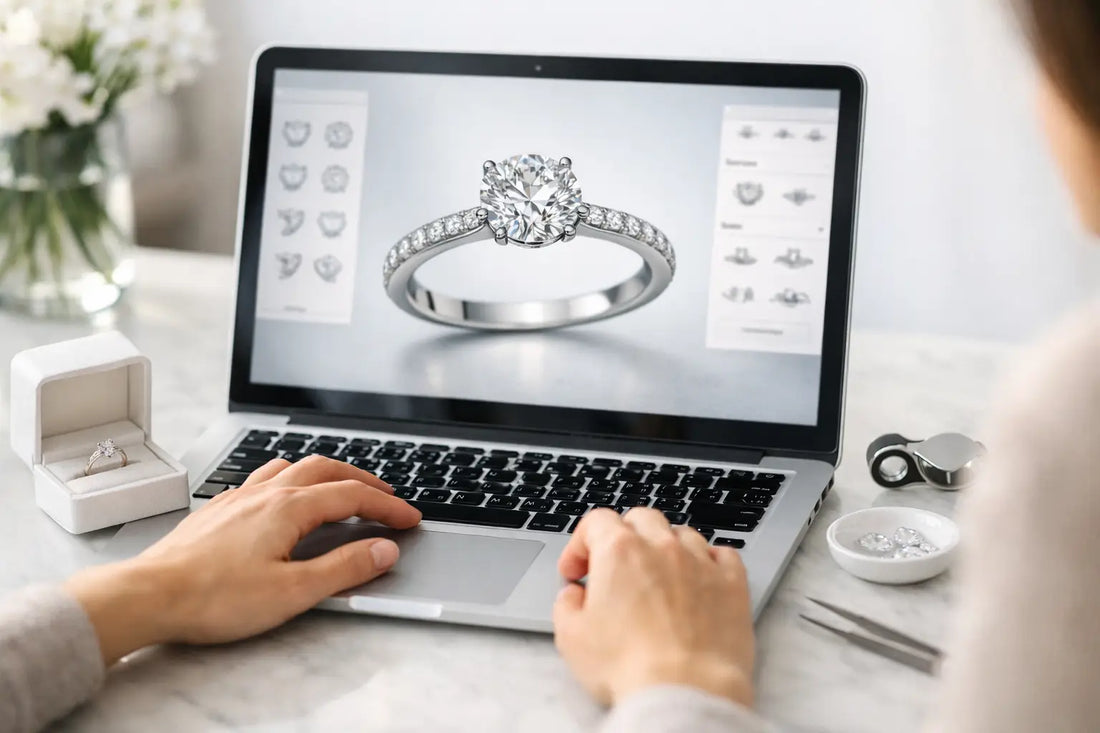 How to Use an Engagement Ring Builder Online