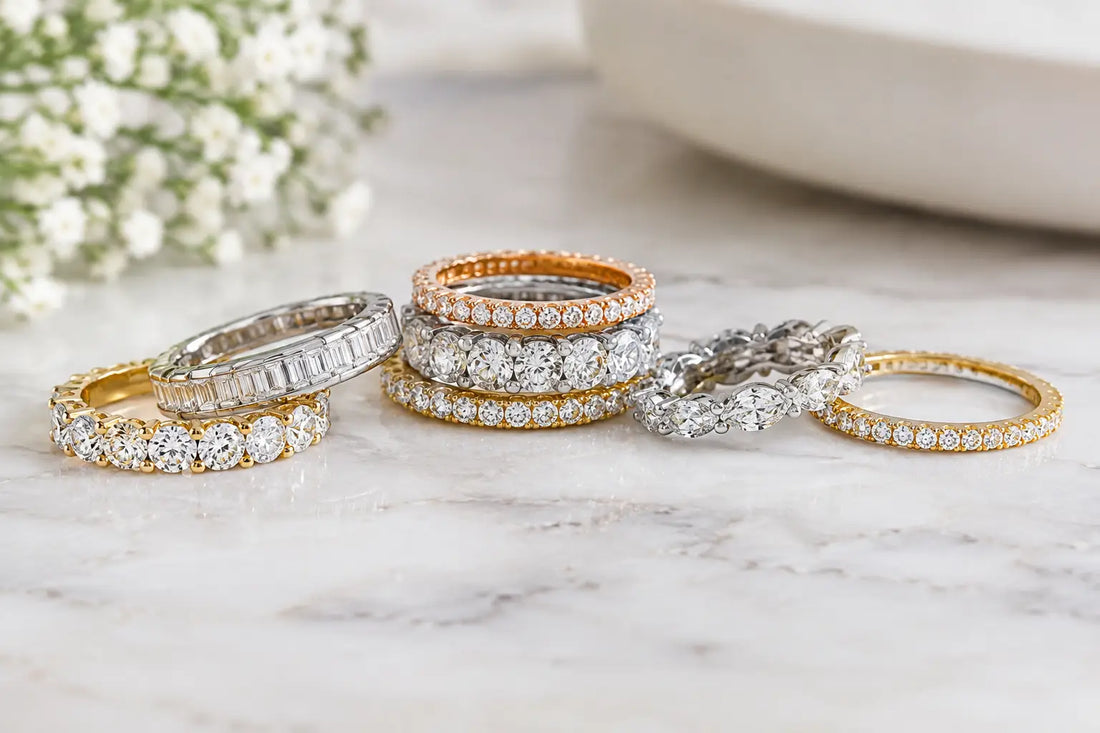 7 Best Eternity Rings for Stacking with Diamonds