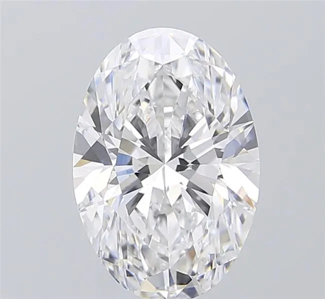 3.00ct Oval Lab Grown Diamond (Colour D, Clarity VVS2, IGI Certified)