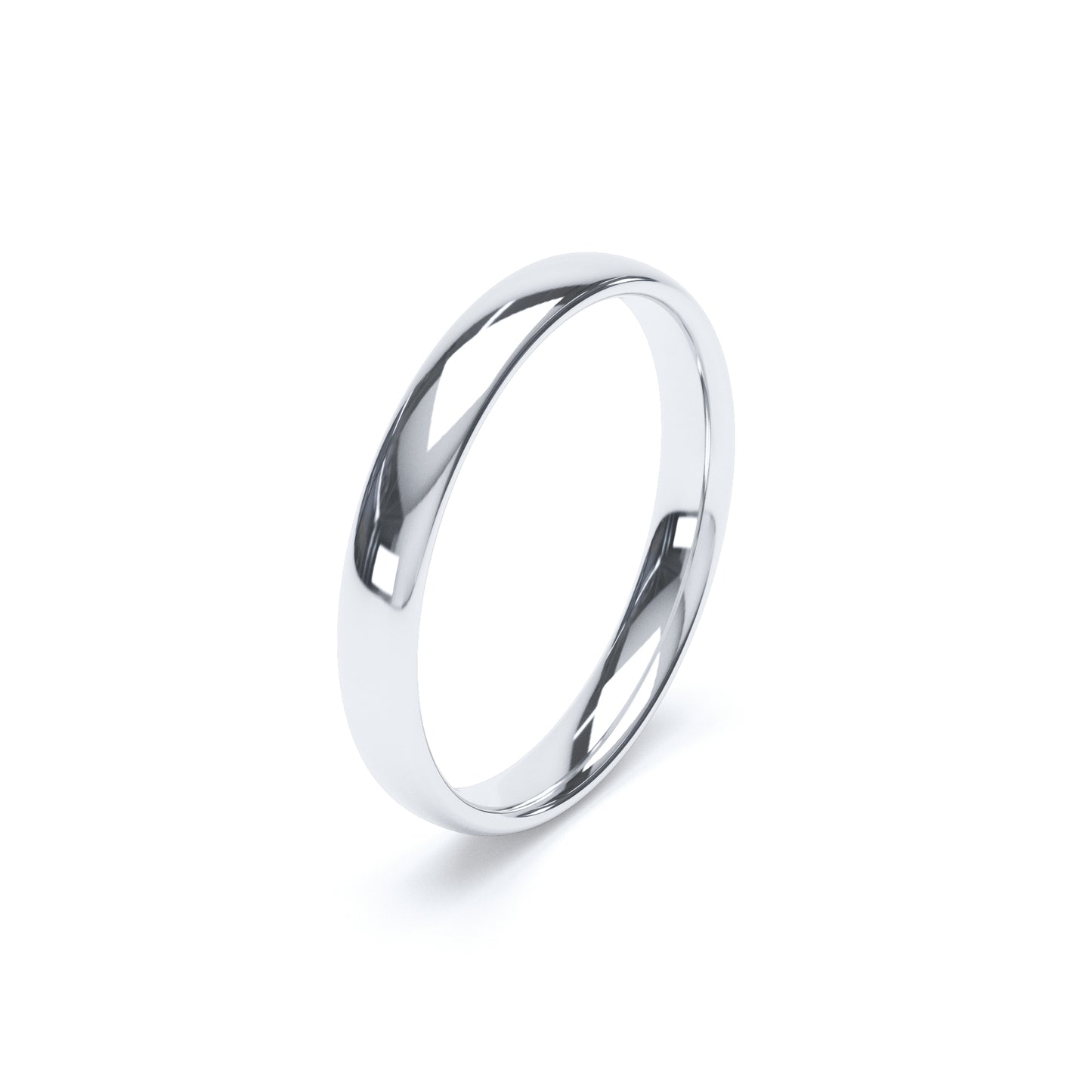 3mm Platinum Wedding Band