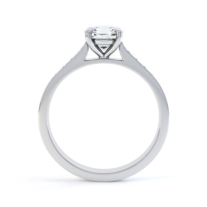 Round 4 Claw Diamond Shoulder Set Band