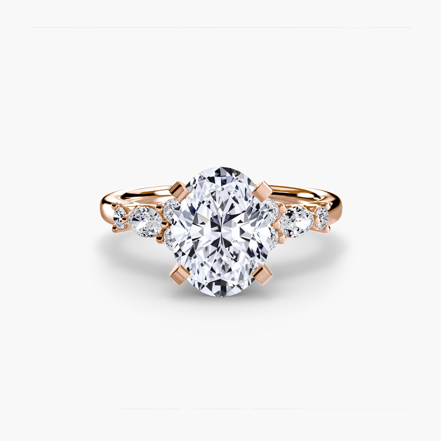 The Floral Accent Solitaire