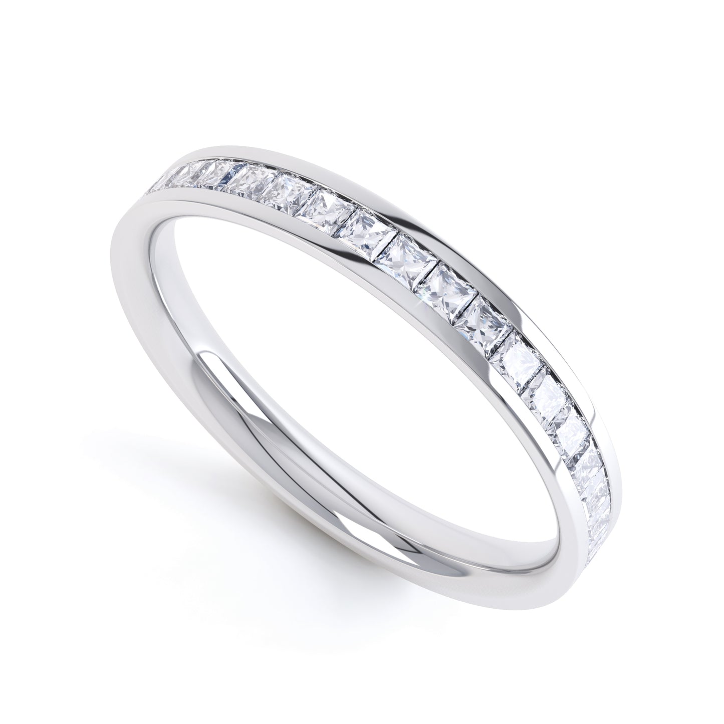 Half Eternity ring Princess cut