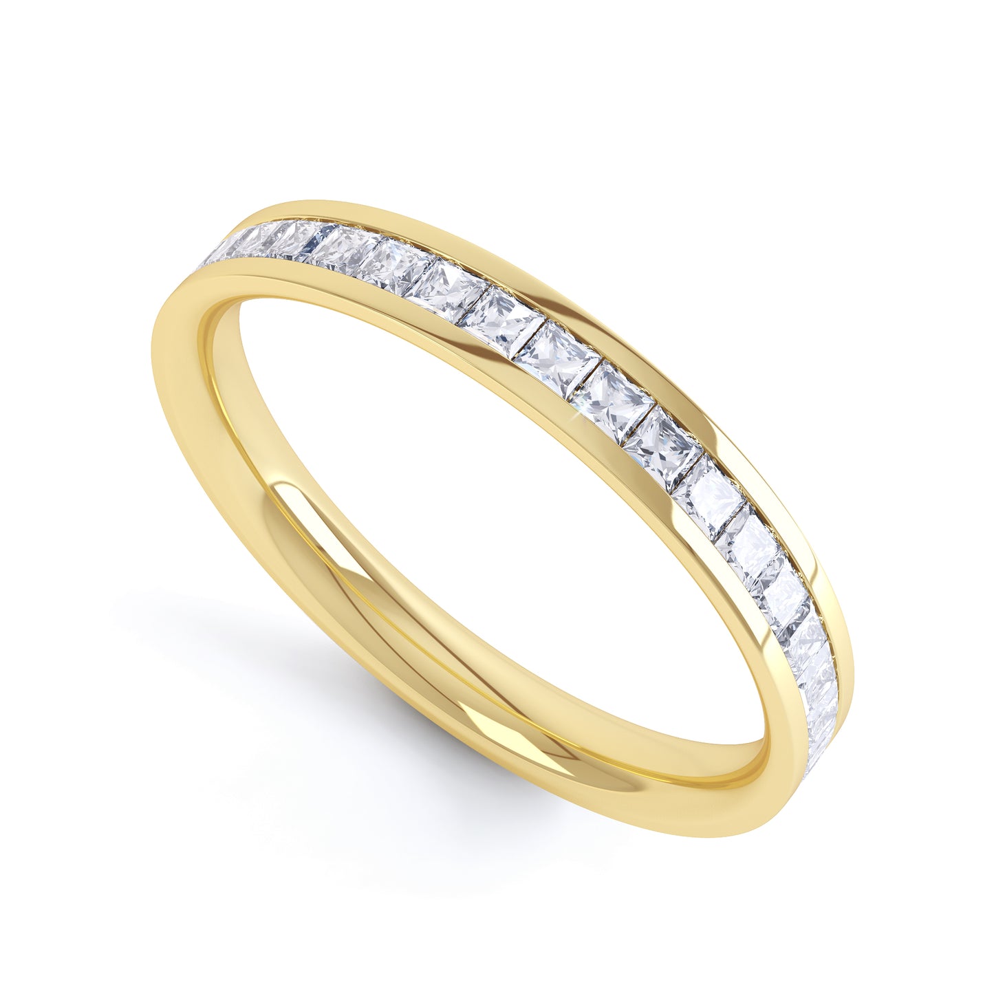 Half Eternity ring Princess cut