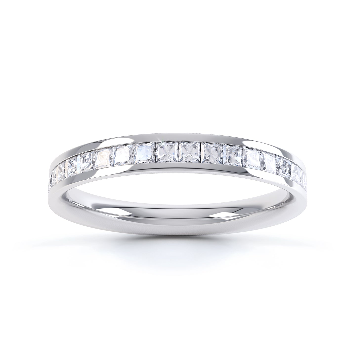 Half Eternity ring Princess cut