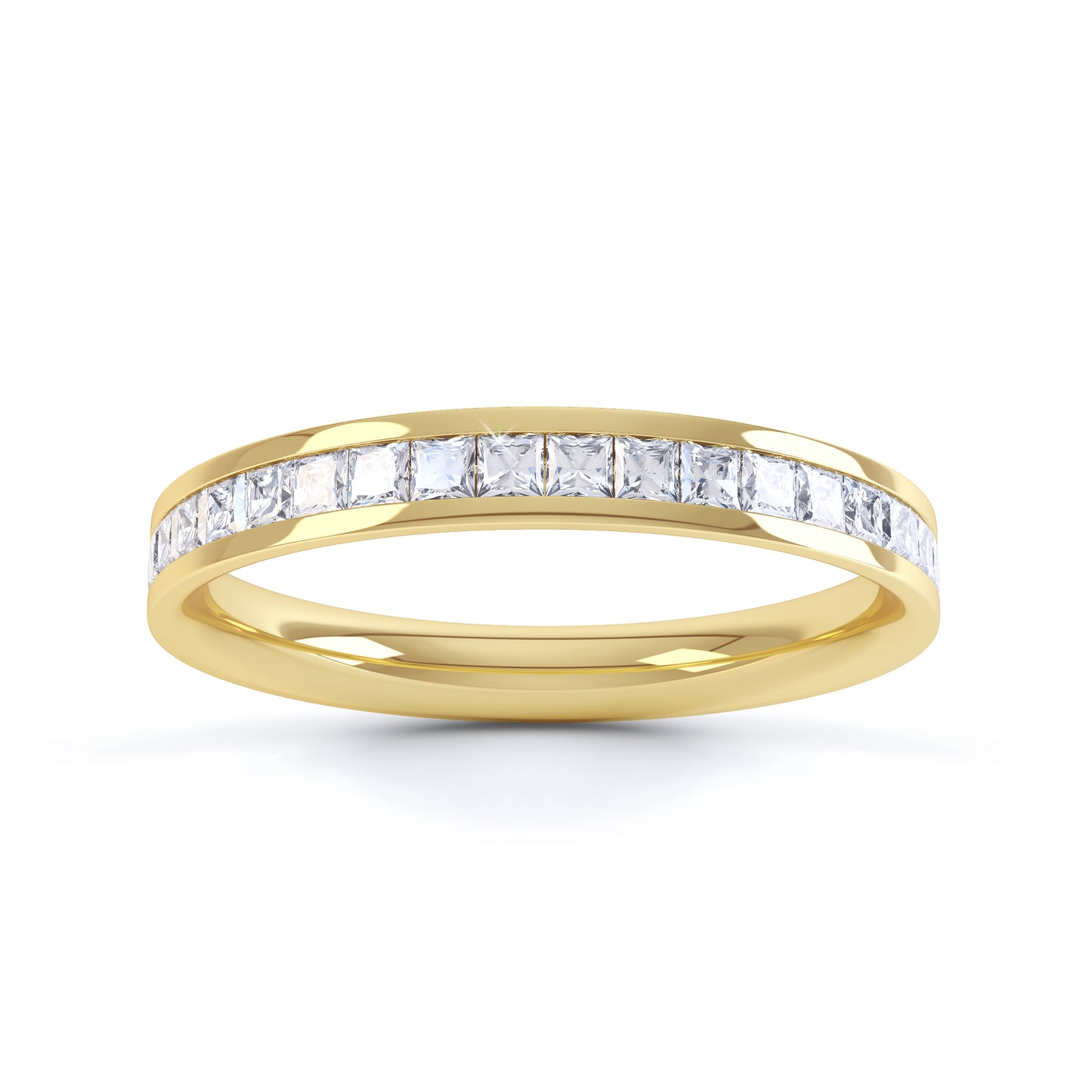 Half Eternity ring Princess cut