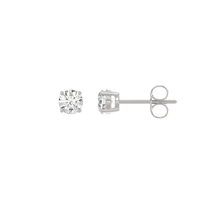 18K White Gold, flat view