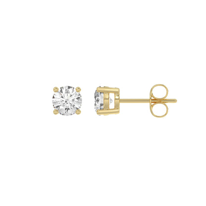 18K Yellow Gold, flat view