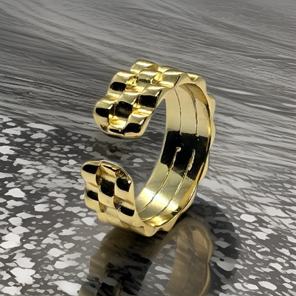 Gold colour ring