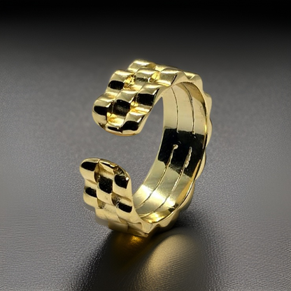 Gold colour ring