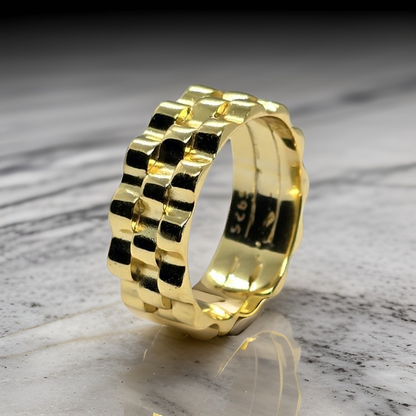 Gold colour ring