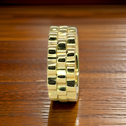 Gold colour ring