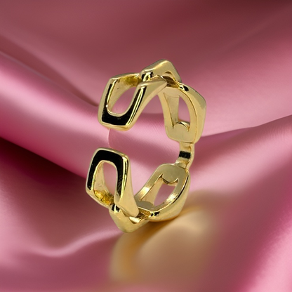 Gold colour ring