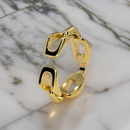 Gold colour ring