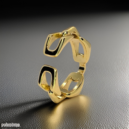 Gold colour ring