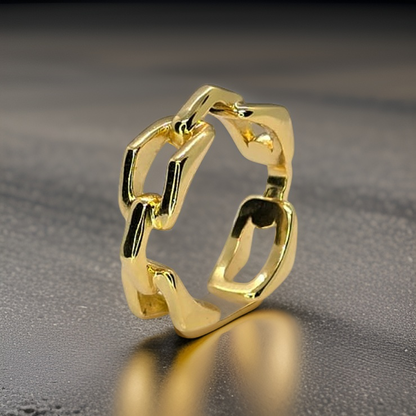 Gold colour ring