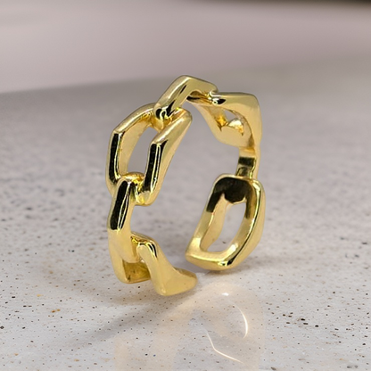 Gold colour ring
