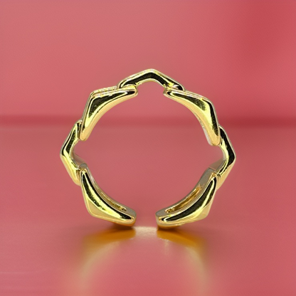 Gold colour ring