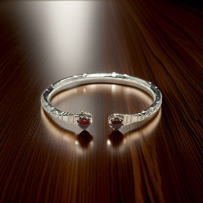 Silver Hakik (Agate) bracelet