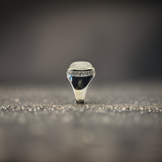 Dur-e-Najaf (Pure Quartz) Ring