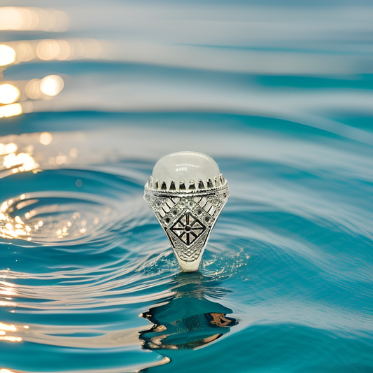 Dur-e-Najaf (Pure Quartz) Ring